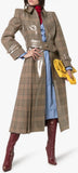 Check PVC Coated Trench Coat