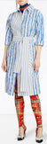 Scribble Stripe Shirt-Dress | DESIGNER INSPIRED FASHIONS