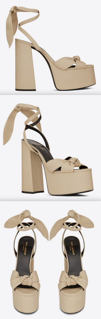 Paige Sandals in Smooth Leather