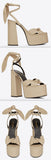 Paige Sandals in Smooth Leather