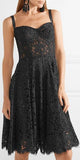 Black Corded Lace Dress