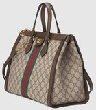 Ophidia GG Web Medium Top-Handle Bag