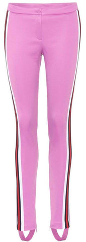 Striped Stirrup Trousers, Pink