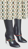 'Sylvie' Leather Knee Boots