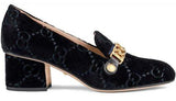 Sylvie GG Mid-Heel Pumps - Red or Black