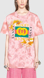 Fish Embroidered Cotton T-shirt
