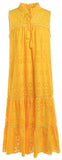 Eyelet Patio Dress - Yellow, Black or White - DESIGNER INSPIRED FASHIONS