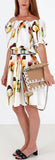 Gelato (Ice Cream) Print Off-the-Shoulder Top & Skirt Set