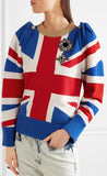 Union Jack Embellished Sweater