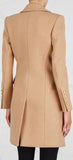 Double-Breasted Gold Metal Button Coat