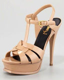 Tribute Patent Sandal-Light Nude - DESIGNER INSPIRED FASHIONS
