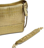 Gabrielle Small Hobo Bag, Gold