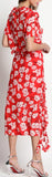 Floral-Print Top and Skirt set with Ruffle-Detail