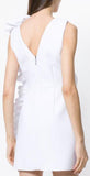 Ruffled Short Dress - Red or White