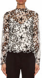 Lace Blouse with Ruffles - DESIGNER INSPIRED FASHIONS