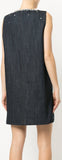 Crystal-Embellished Denim Dress