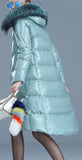 Fur-Hooded Puffer Coat
