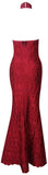 Halter Zig-Zag Design Maxi Bandage Dress