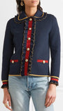 Ruffled Wool Knit Jacket - DESIGNER INSPIRED FASHIONS