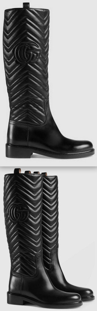 Matelass̩ Knee Boots