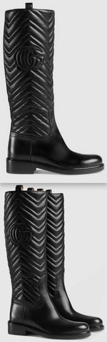Matelass̩ Knee Boots