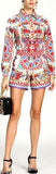 Carretto Print Blouse and Short Set