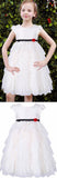 Tiered White Dress - DESIGNER INSPIRED FASHIONS