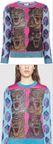 Tiger Intarsia Knit Sweater
