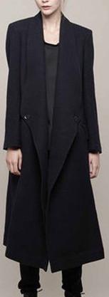Wool Blend Coat in Black or White - DESIGNER INSPIRED FASHIONS