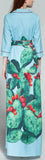 Cactus Print Robe-Dress