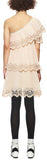 Pleated Embroidery Dress