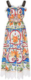 'Majolica' Print Jumpsuit
