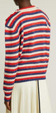 Striped Wool-Blend Rabbit Sweater