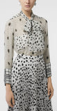 Dalmatian Print Silk Blouse | DESIGNER INSPIRED FASHIONS