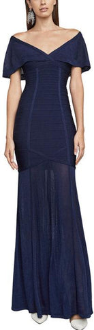 'Caitlin' Bandage and Sheer Jersey Gown | DESIGNER INSPIRED FASHIONS