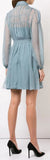 Floral Embellished Silk Dress | DESIGNER INSPIRED FASHIONS
