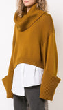 Turtleneck Cropped Jumper