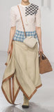 Woven Textured-Leather Tote