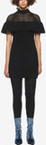 Yoke Frill Sweater Dress