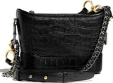 Gabrielle Small Hobo Bag, Black