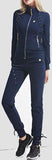 Lace-up Tracksuit - Navy Blue, Black, Grey, or Army Green - DESIGNER INSPIRED FASHIONS