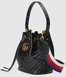 GG Marmont Quilted Leather Bucket Bag - Black or Pink - DESIGNER INSPIRED FASHIONS