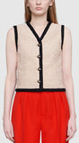 Tweed Vest Top