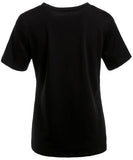 Carnival Horse Printed Silk T-Shirt, Black - DESIGNER INSPIRED FASHIONS
