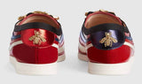 'Falacer' Patent Leather Sneaker with Web, Red