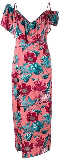 'Flamenco' Midi Dress - DESIGNER INSPIRED FASHIONS