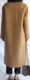 Toggle-Button Wool Cashmere Coat - Camel or Black