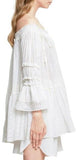 Off-the-shoulder Broderie Anglaise Cotton-Voile Top - DESIGNER INSPIRED FASHIONS