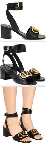 Go Logo Leather Sandals | DESIGNER INSPIRED FASHIONS