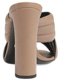 'Webby' Crossover Leather Sandals - ( Black, Green, Beige, Red, White ) - DESIGNER INSPIRED FASHIONS